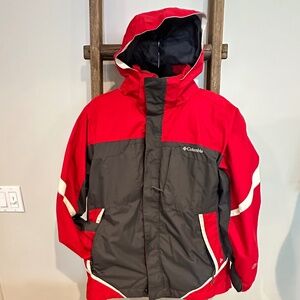 Columbia Bugaboo Red 3-in-1 Winter Coat with Omni-tech